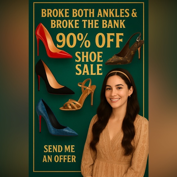 Charles Jordan Black Patent Leather 5.25” Heels 1”Platform Red-Insole W:7.5 SALE - Picture 2 of 14